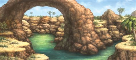 Desert Oasis Painting At Paintingvalley Explore Collection Of