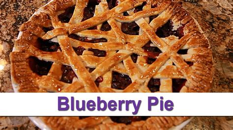 Sugar Free Blueberry Pie Recipe With Homemade Crust Youtube