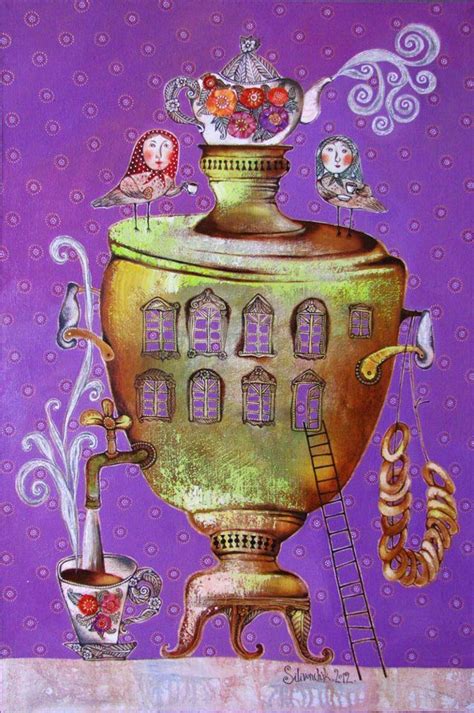 Anna Silivonchik Storybook Art Tea Art Illustration