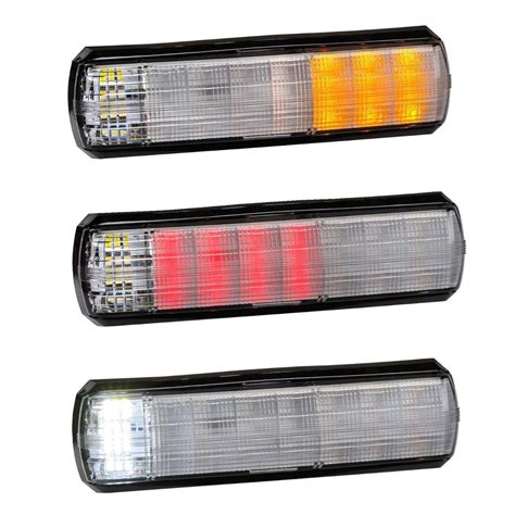 Narva Led Tail Lights Slimline Stop Tail Indicator And Reverse Pair