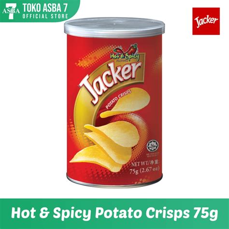 JACKER POTATO HOT SPICY 75G Asba Jaya Berkah