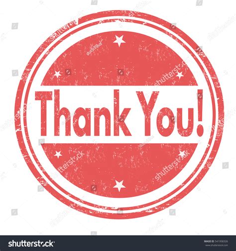 Thank You Grunge Rubber Stamp On Stock Vector Royalty Free