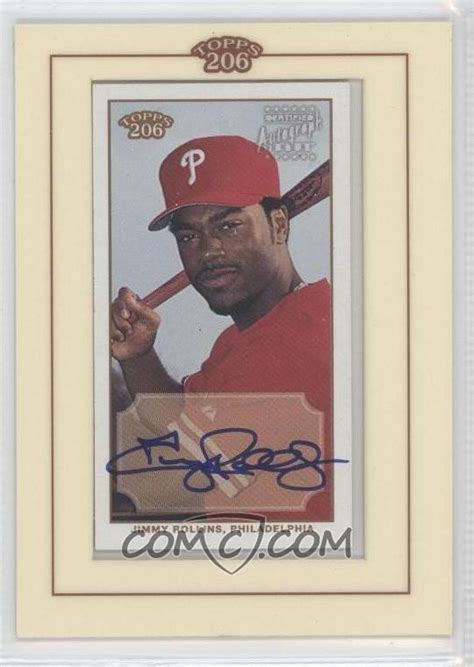 2002 Topps 206 - Autographs #TA-JR - Jimmy Rollins