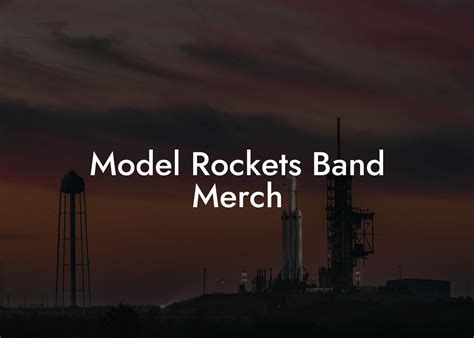 Model Rockets Band Merch - Austin Rockets