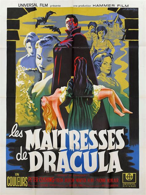 The Brides Of Dracula R1960s French Grande Poster Halloween Movie