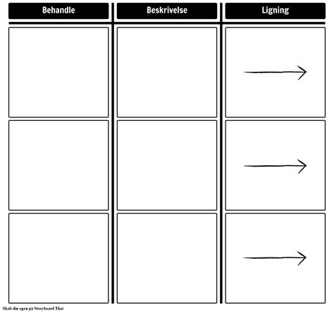 Processkabelon Storyboard Af Da Examples