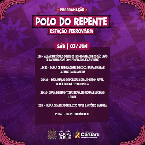 Confira O Hor Rio Dos Shows Deste S Bado Em Todos Os Polos Do S O