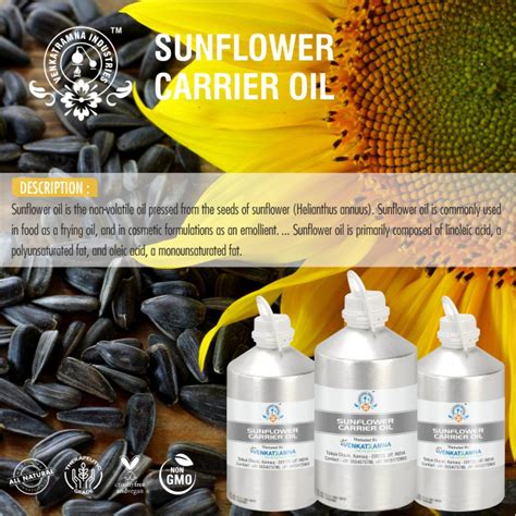 Sunflower Carrier Oil