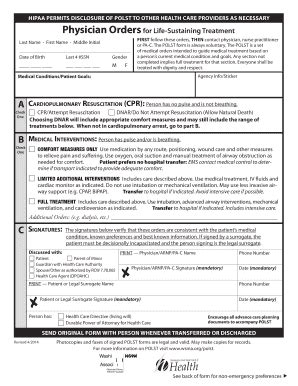 Fillable Online Physician Order Forms Fax Email Print Pdffiller