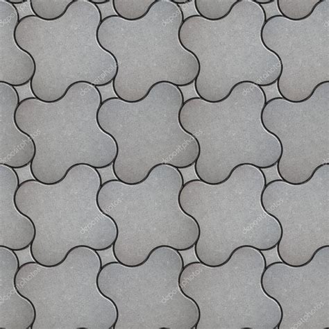 Gray Brick Pavers Seamless Texture — Stock Photo © Tashatuvango 64830295