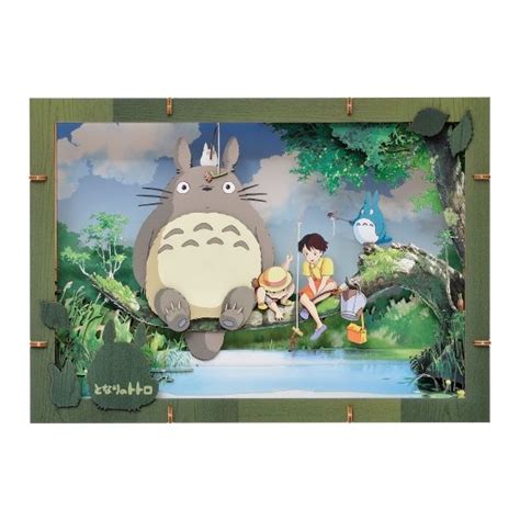 Ensky Ghibli My Neighbor Totoro Premium Paper Theater Wood Style Pt Wp