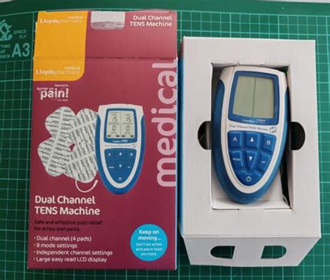 LloydsPharmacy Dual Channel Digital TENS Machine Pain Reliever NEW