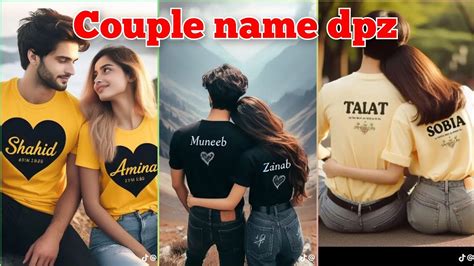 Couple Name Dpz Alphabet Name Dpz Whatsapp Dpz Youtube