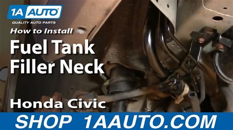 How To Install Replace Fuel Tank Filler Neck Honda Civic 01 05 1AAuto