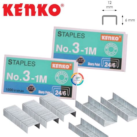 Jual Isi Staples Kenko Ukuran Besar No M Improved Quality