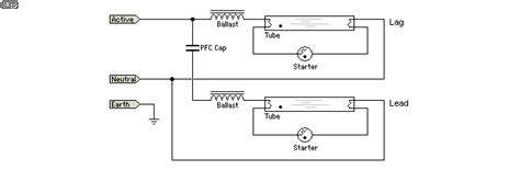 Fluorescent Tube Circuit Diagram