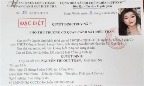Hot girl trốn truy nã đặc biệt nguy hiểm nhập cảnh vào Việt Nam Báo