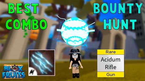 『best Electro Rumble Acid One Shot Combo Bounty Hunt』 Roblox Blox Fruits Update 15