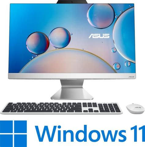 לקנות מחשב All in One כולל מסך מגע Asus AiO A3402WBAT WA031W צבע לבן