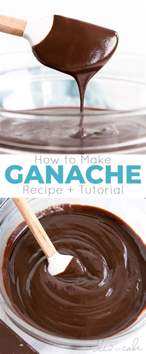 How To Make Ganache Dark Milk White Chocolate Liv For Cake