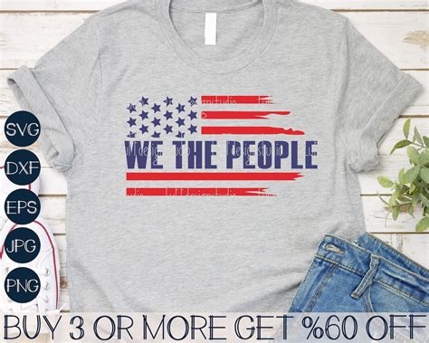 We The People Svg American Flag Svg Th Of July Svg Patriotic Svg