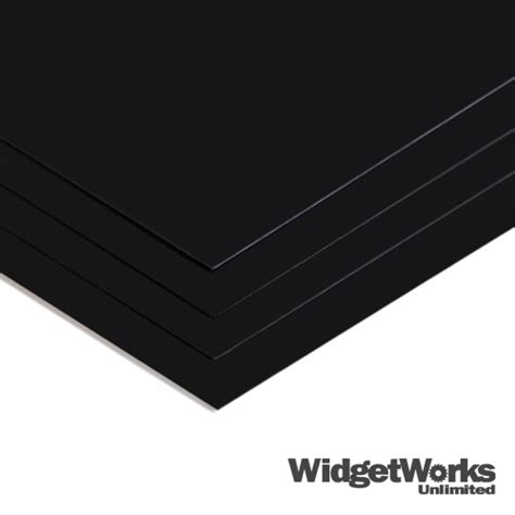 Black High Impact Styrene X Thermoform Plastic Sheets For