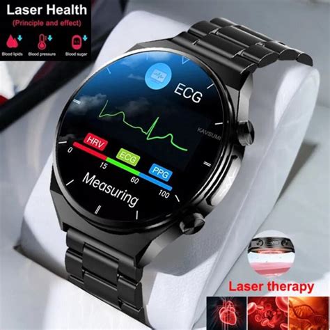 2023 Smartwatch Blood Sugar ECG PPG Monitoring Blood Pressure Body