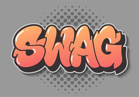 Swag Label Sign Logo Hand Drawn Lettering Type Design Graffiti Throw Up ...