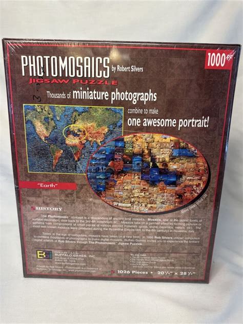 Photomosaics Earth Piece Puzzle By Robert Silvers Sealed New Ebay