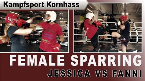 KICKBOXEN Sparring Fanni Vs Jessica YouTube