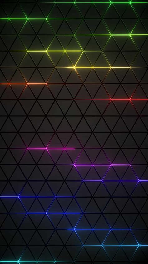 Neon Grid iPhone Wallpaper - iPhone Wallpapers