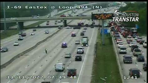 Houston Traffic Southbound Lanes Of I 69 Eastex Freeway Reopen Over 4 Hours After Pedestrian