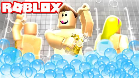 Roblox TOMEI BANHO A MINHA AMIGA YouTube