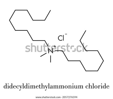 Didecyldimethylammonium Chloride Antiseptic Molecule Biocidal ...