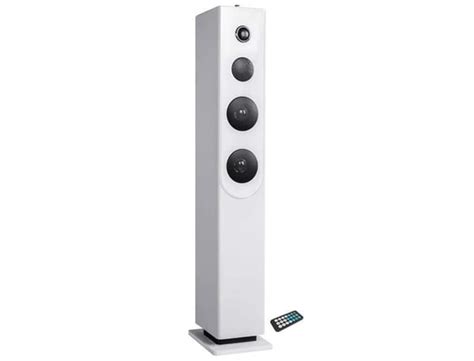 Tour De Son Hp33 Cd White Avec Lecteur Cd Bluetooth Fm Et Usb 100w