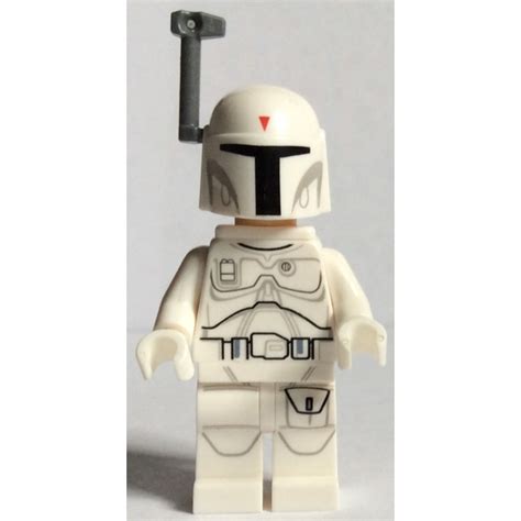 Lego Boba Fett With White Prototype Armor With Rangefinder Minifigure Inventory Brick Owl