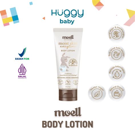 Jual Moell Moist Skin Everytime Body Lotion Pelembab Kulit Anak Bayi