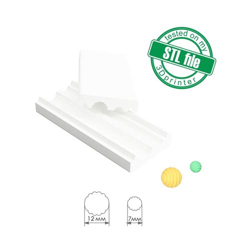 Digital Stl File For 3d Printing Polymer Clay Round Shape Bead Roller