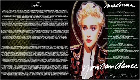 Madonna Fanmade Covers You Can Dance Mixed Up But Unmixed