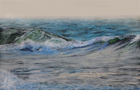 Artist Elizabeth Tyler: Seascapes in acrylics