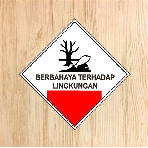 Jual Stiker Limbah B3 Stiker Simbol Limbah B3 Stiker Bahan