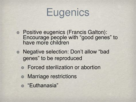 PPT - Ethics, Eugenics, and Pre-Implantation Genetic Diagnosis ...