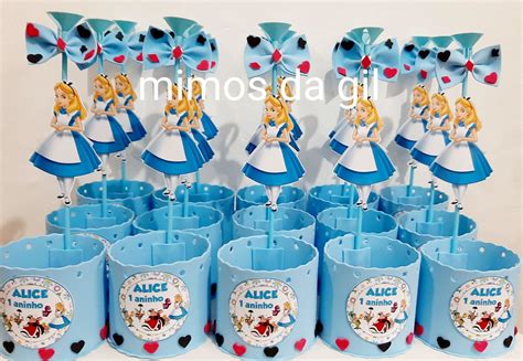 Centro De Mesa Alice No Pa S Das Maravilhas Elo