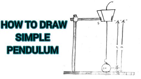 Easy Tutorialhow To Draw A Simple Pendulum Step By Step Guide