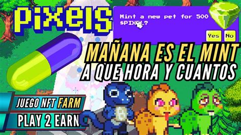 Ma Ana Podr S Mintear Tu Pet En Pixels Youtube