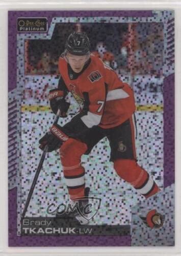 O Pee Chee Platinum Violet Pixels Brady Tkachuk Ebay