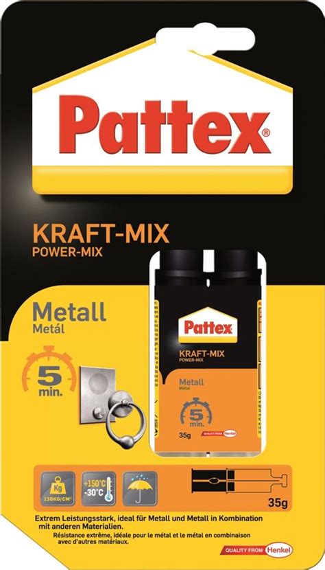 Pattex Kraft Mix Metall Kleber 35g