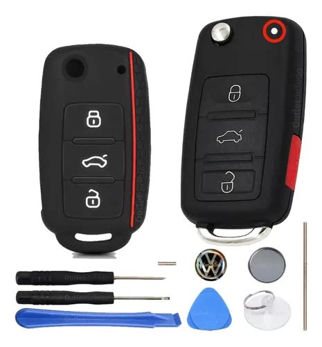 Carcasa Y Funda Llave Vw Clasico Jetta Golf Vento Gol A6 Mk6 Envío gratis