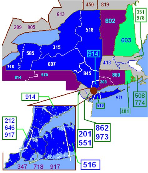 Area Codes Ny - MapSof.net