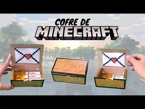 Cofre de Minecraft fácil y rápido CON PLANTILLAS INCLUÍDAS YouTube